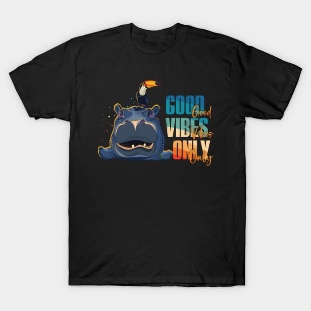 Good Vibes Only T-Shirt by CandyUPlanet